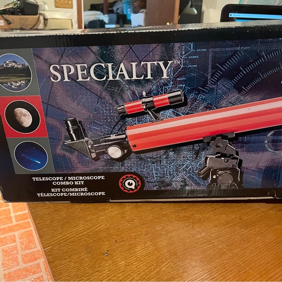 Tasco Red Telescope & Microscope Set - Picture 3 of 15